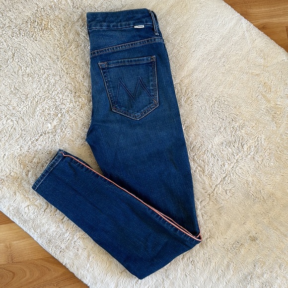 Mother High Waisted Looker Skinny Jeans - 27 - Picture 10 of 11